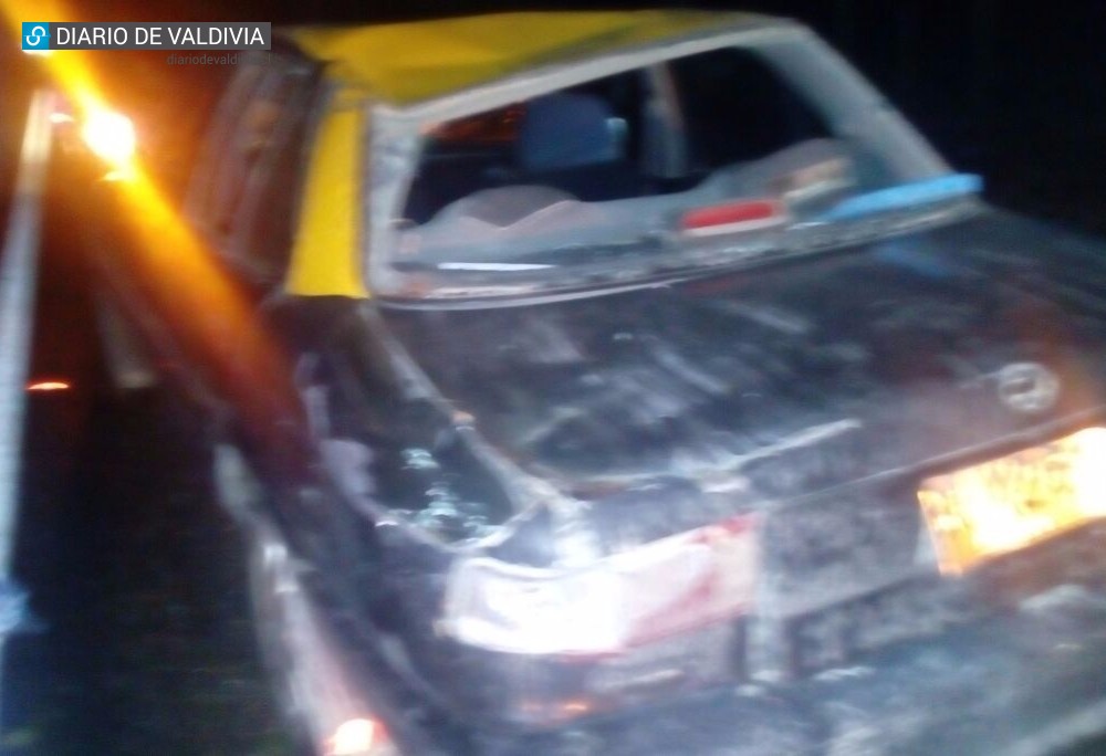 Taxista se salvó milagrosamente tras caída de un árbol sobre su automóvil en Nontuelá