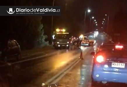 Accidente vehicular en Puente Cruces causó congestión en ruta a Niebla