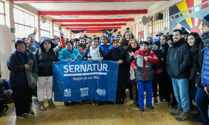 ​​Alumnos de la Escuela Diferencial Walter Schmidt de Valdivia viajan a La Araucanía con Programa de Sernatur