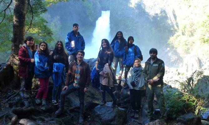 Estudiantes de Turismo Ecológico de Llifén cerraron el semestre con diversas actividades