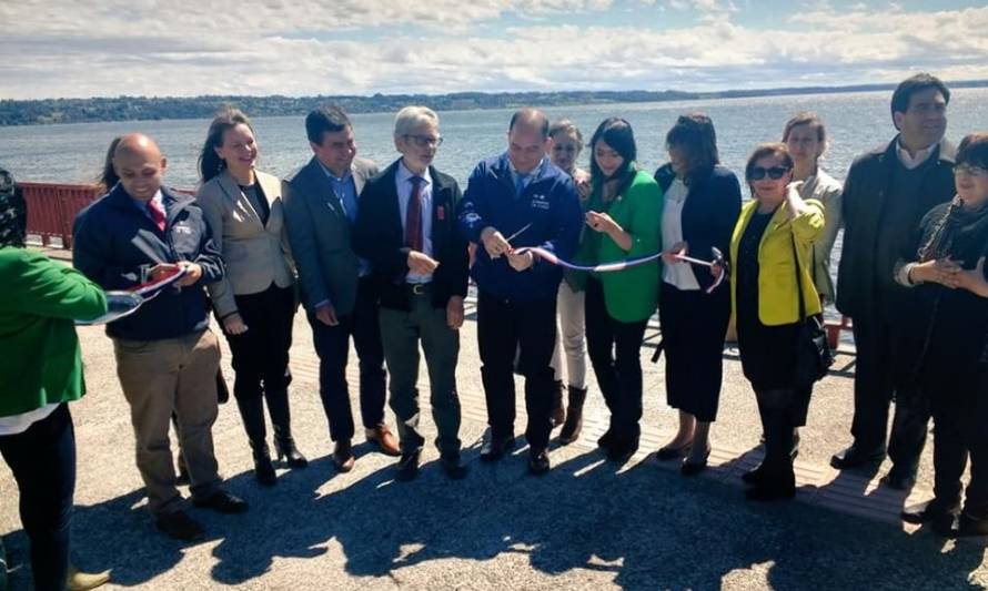 Autoridades inauguraron renovada costanera en Lago Ranco