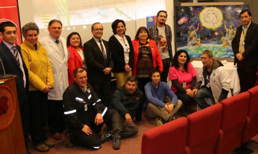 Funcionarios del Hospital Base Valdivia trabajan por un recinto eco amigable