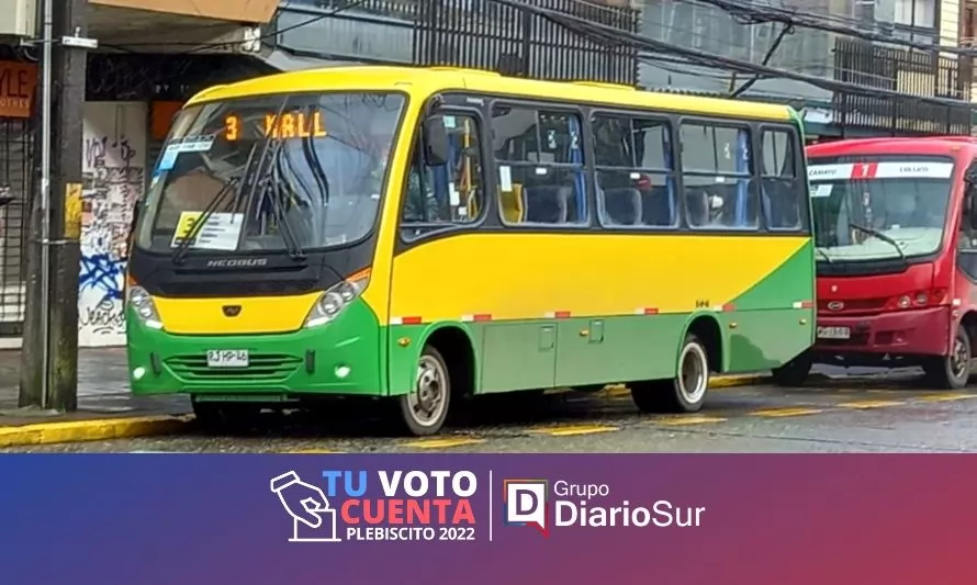 Plebiscito 2022: Recorridos y horarios del transporte gratuito en Valdivia