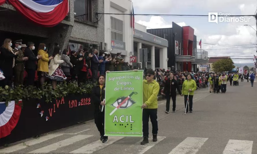 Tradicional desfile institucional de Fiestas Patrias volvió a la presencialidad en Lanco