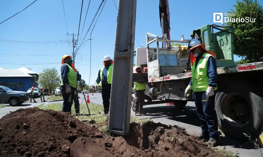 Fortalecerán la red de distribución eléctrica en 
Valdivia