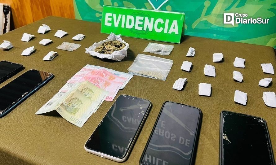 Cuatro detenidos por microtráfico de drogas en Valdivia
