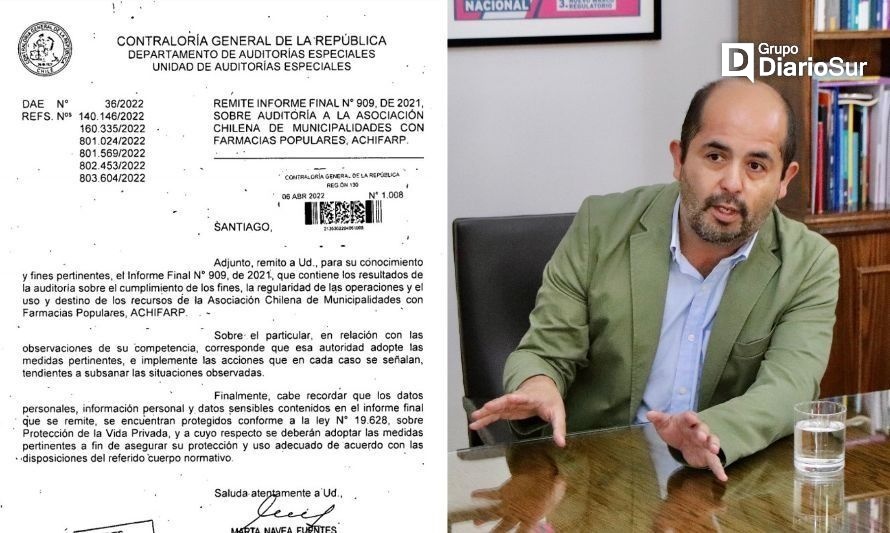 Alcalde de Paillaco asegura no tener responsabilidad en irregularidades detectadas por Contraloría