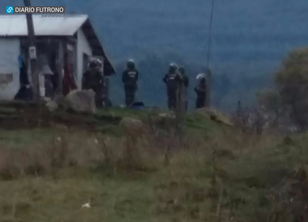 ÚLTIMA HORA: Sorpresivo operativo de Fuerzas Especiales en Las Quemas, comuna de Futrono