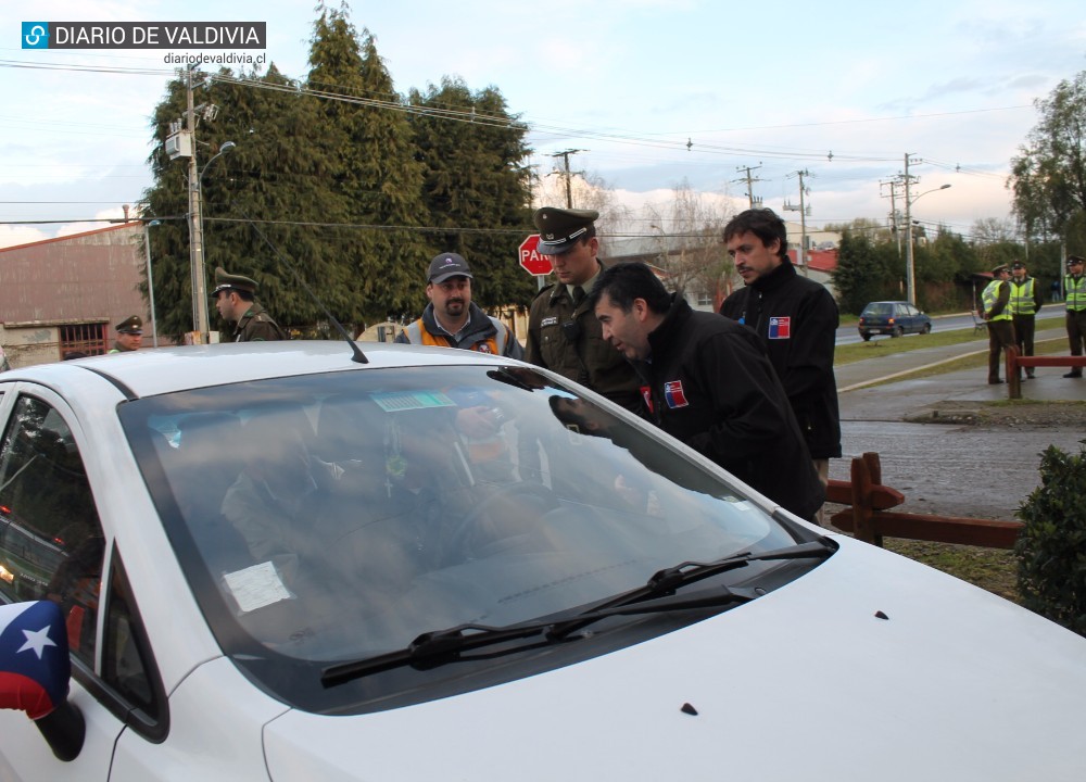 Más de 1000 controles y 9 detenidos arrojó masivo alcotest en Valdivia