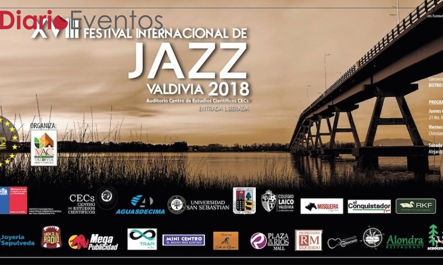 Este jueves se inicia el XVIII Festival Internacional de Jazz de Valdivia