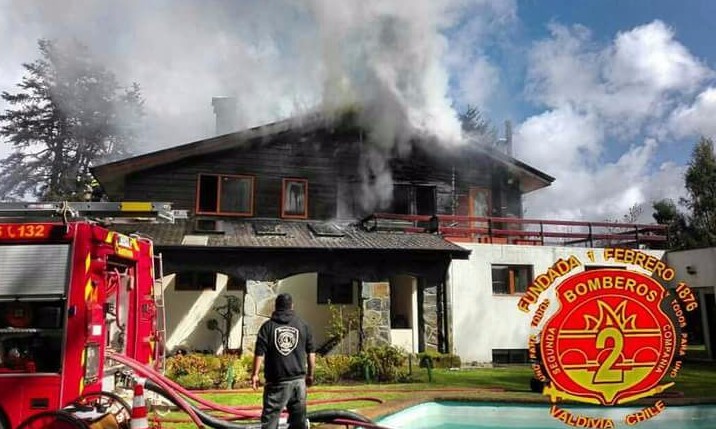 Incendio afectó casa de Armin Kunstmann, dueño de la Cervecería
