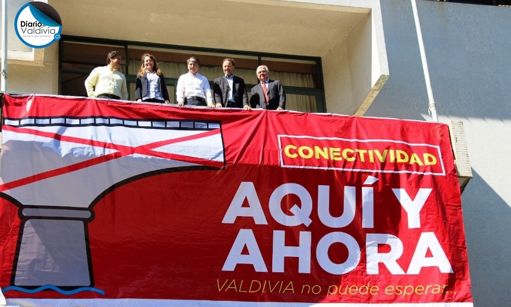 Autoridades de Valdivia y Los Ríos exigen solución urgente por Puente Cau Cau