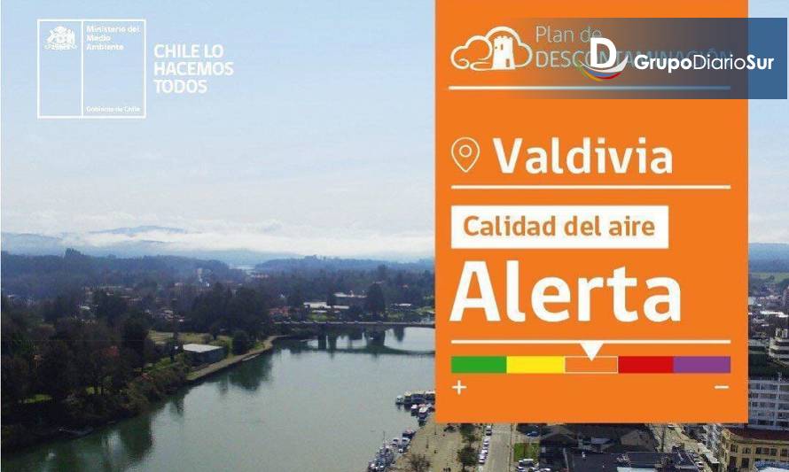 Episodio de Alerta Ambiental para este martes en Valdivia