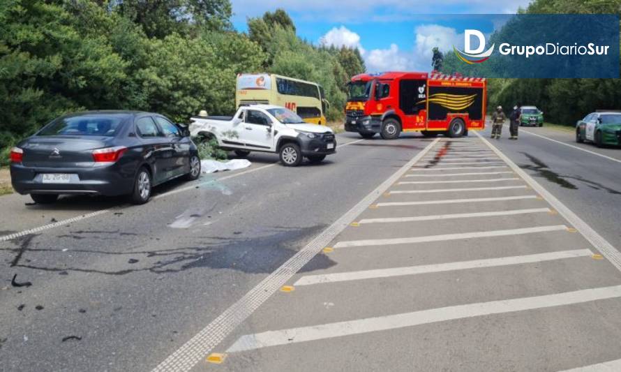 Adulto mayor falleció en accidente en ruta Valdivia-Mariquina