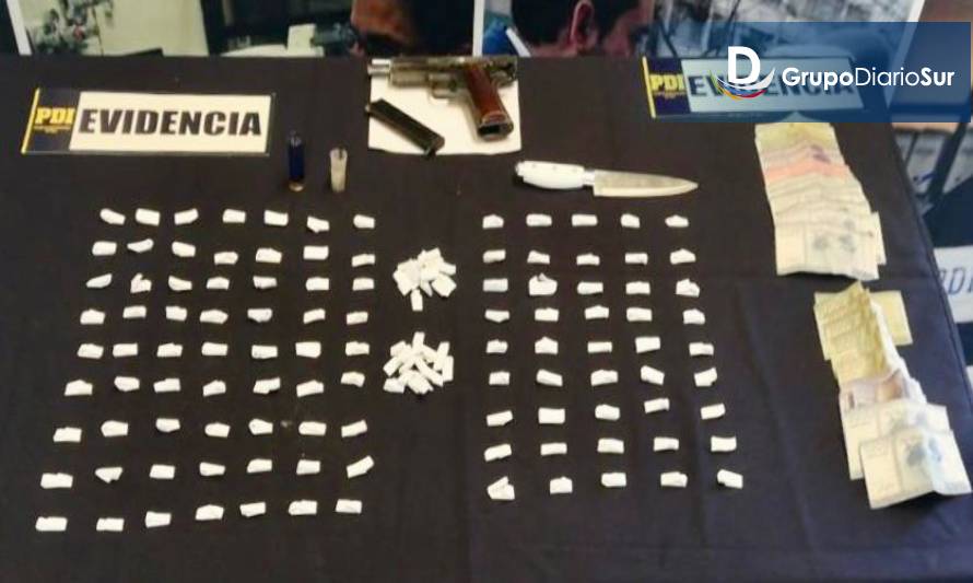 PDI detuvo a 5 hombres en Valdivia: Uno tenía una orden pendiente por el delito de homicidio 
