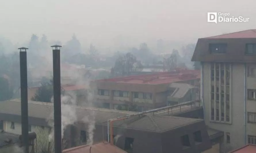 Alerta por calidad del aire habrá en Valdivia este domingo