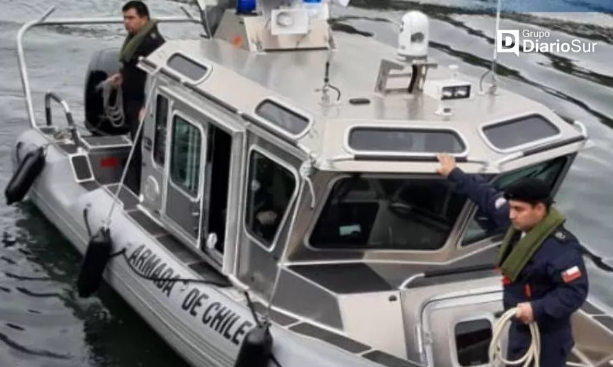 Armada rescata cuerpo desde el río en Valdivia