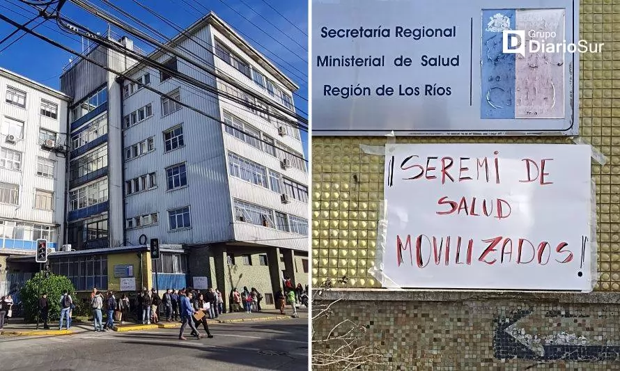 Funcionarios de la Salud de Los Ríos se movilizan para exigir mejoras laborales