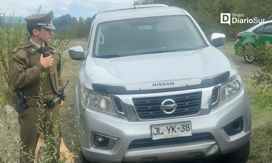 Recuperan vehículo que había sido robado desde sector Desagüe Riñihue