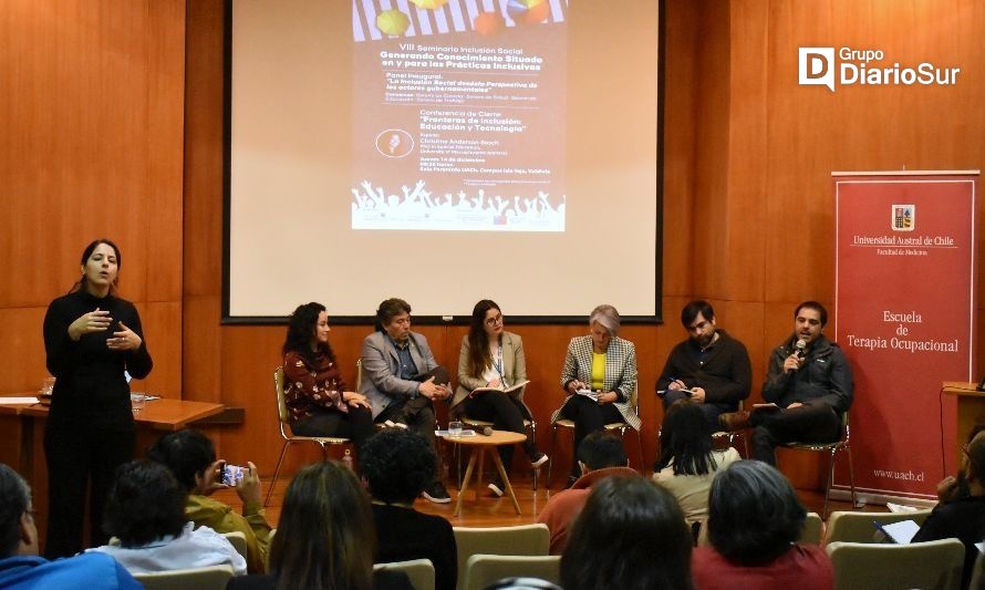 Con éxito se desarrolló VIII Seminario Inclusión Social en Valdivia