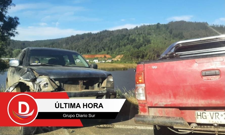 Reportan un 2do accidente en ruta que une Valdivia y Paillaco