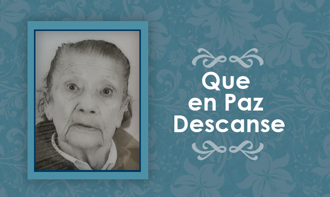 [Defunción] Falleció Margarita Bersabé Coronado Q.E.P.D