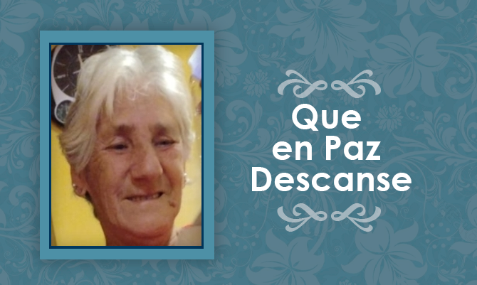 [Defunción] Falleció Edith del Carmen Olave Pereira Q.E.P.D