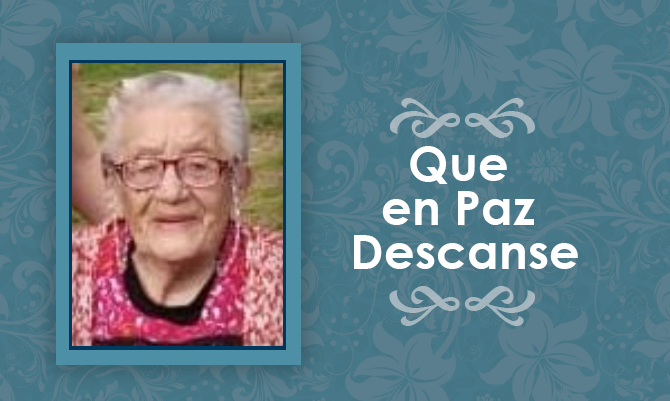 [Defunción] Falleció Sra.Luz Ludgarda Vasquez Mena Q.E.P.D.